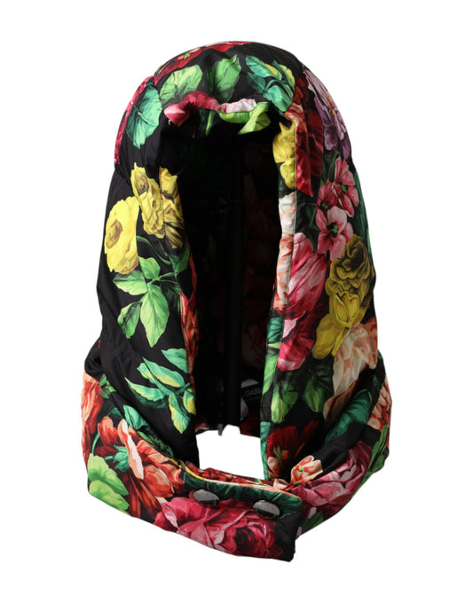 Dolce & Gabbana Mehrfarbige Kopfbedeckung mit Blumenprint