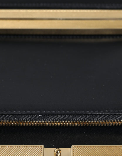 Dolce & Gabbana Multicolor Floral Gold Frame Clutch Abend Handtasche