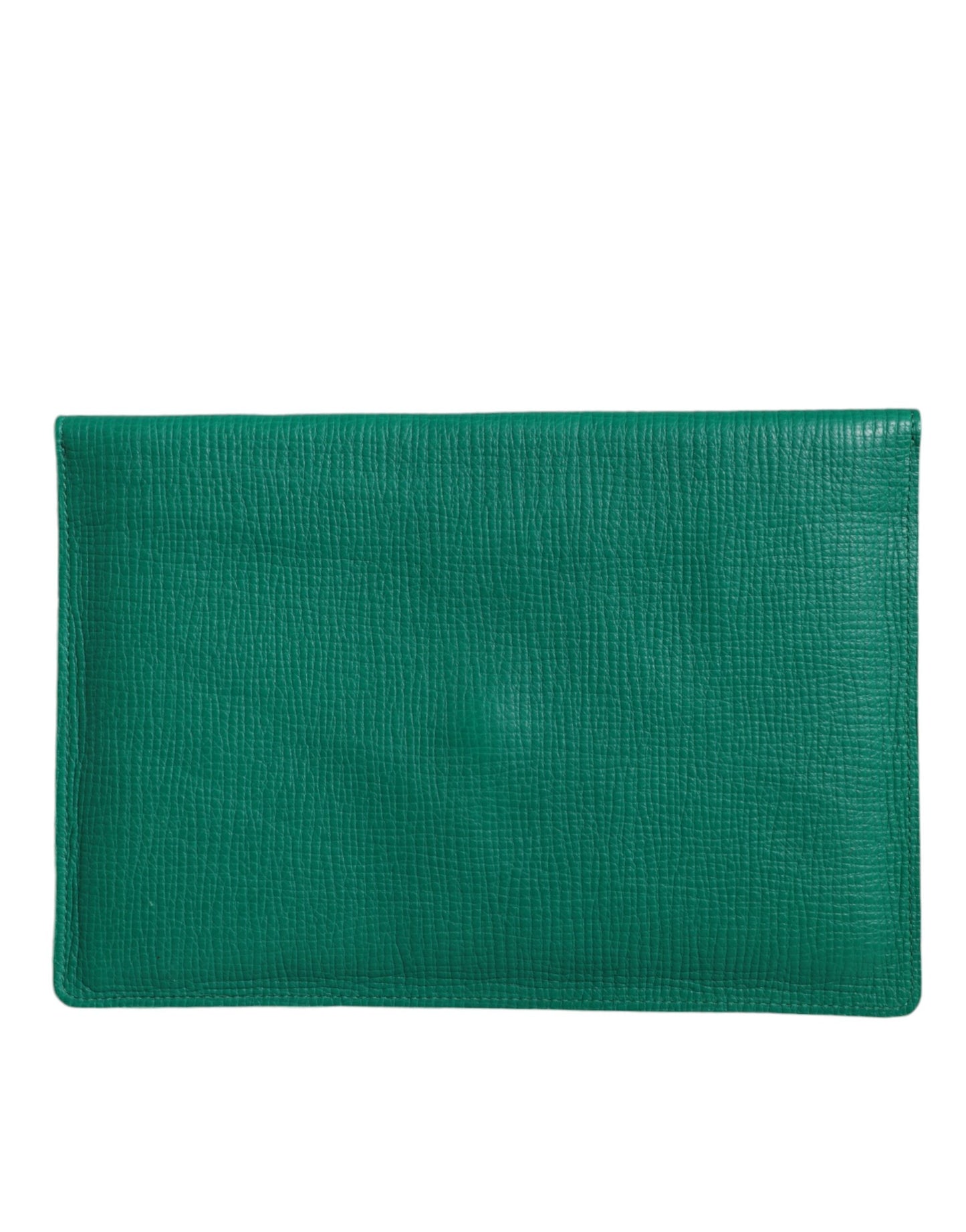 Dolce & Gabbana Grüne Lederhandtasche Clutch Mini-Geldbörse Tablet-Hülle