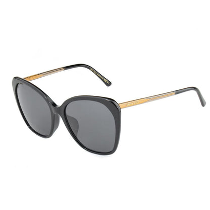 Jimmy Choo Schwarze Sonnenbrille aus Metall
