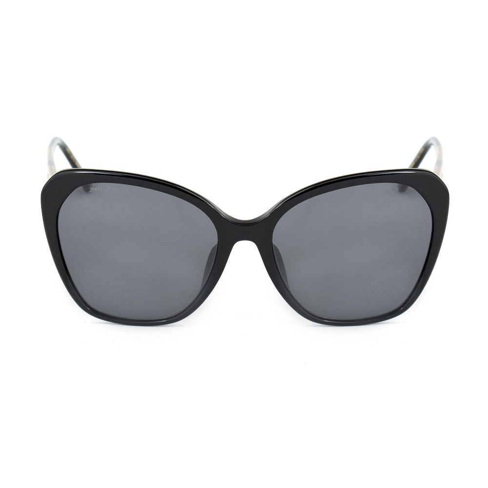 Jimmy Choo Schwarze Sonnenbrille aus Metall