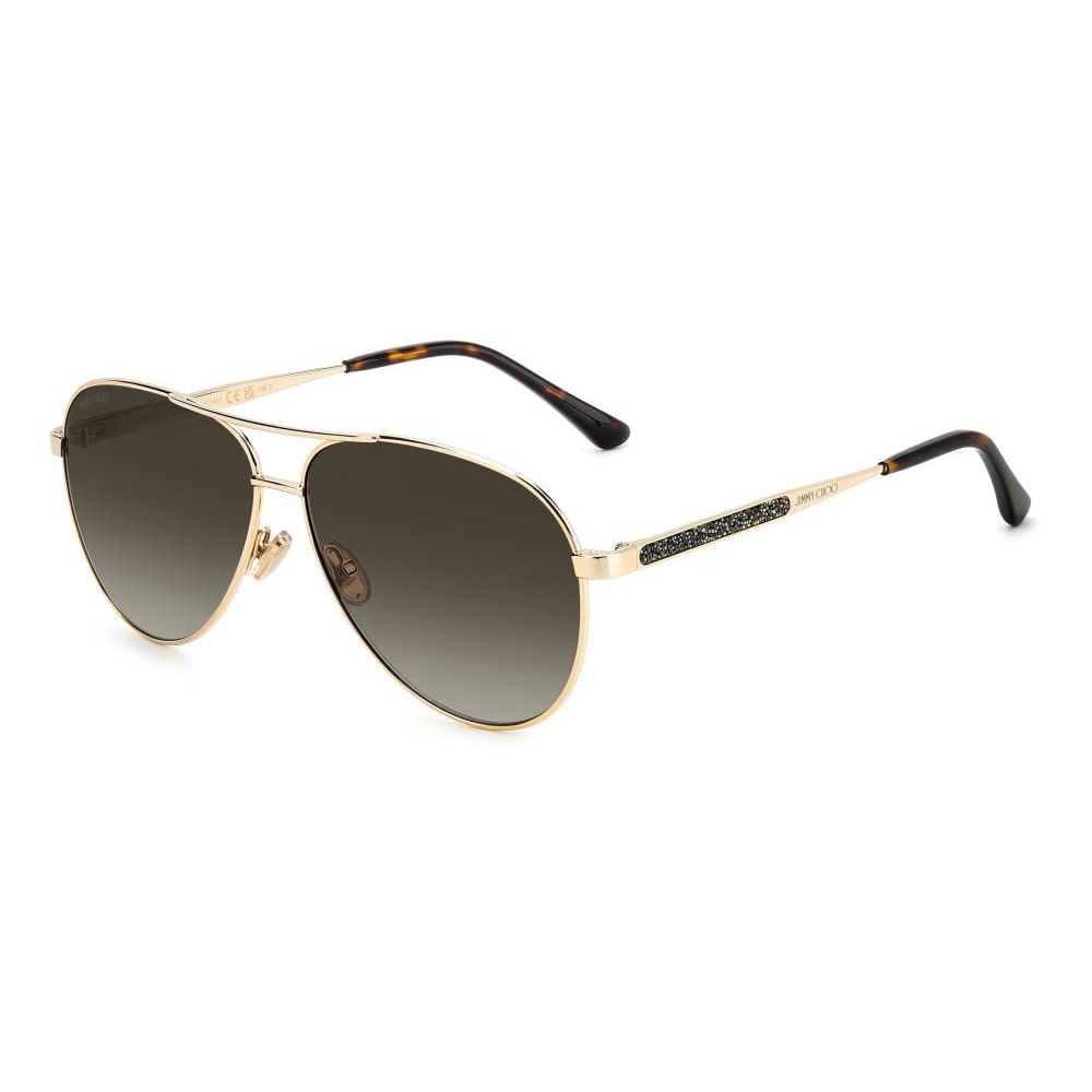 Jimmy Choo Sonnenbrille aus Goldmetall