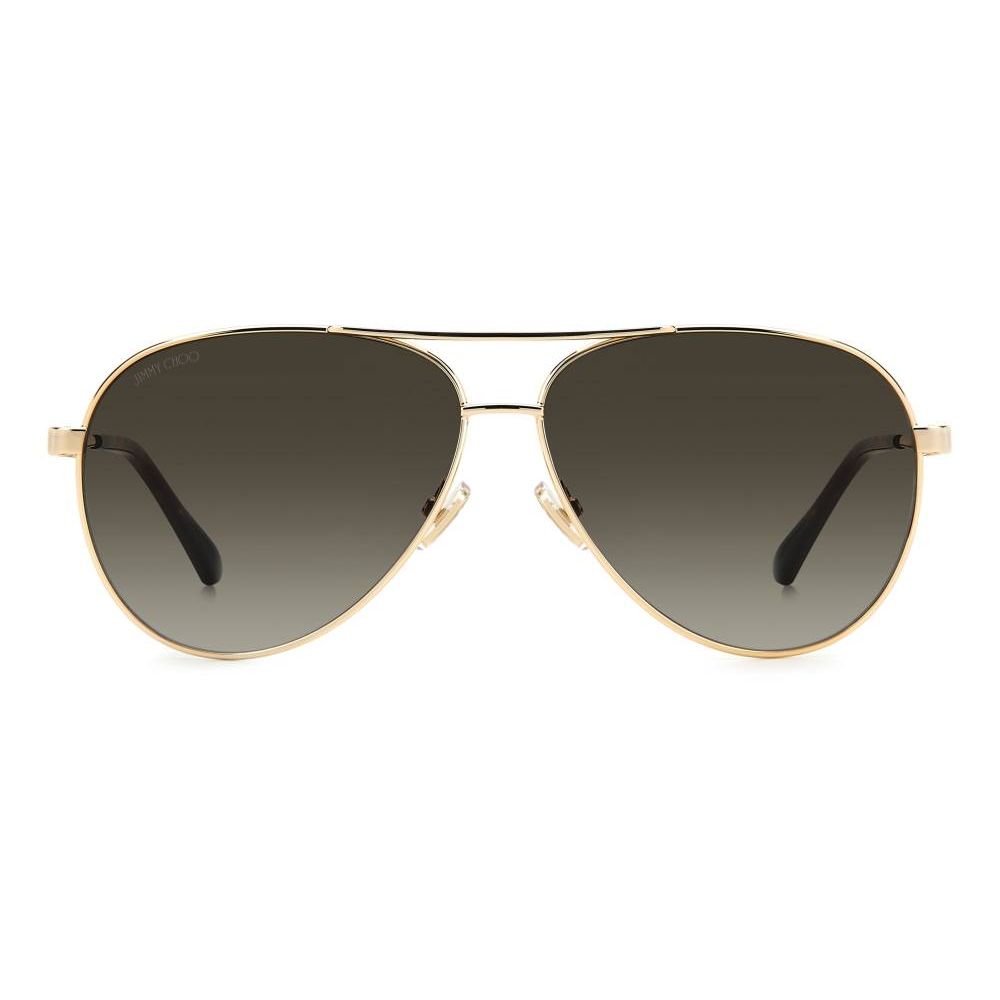 Jimmy Choo Sonnenbrille aus Goldmetall