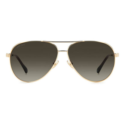 Jimmy Choo Sonnenbrille aus Goldmetall