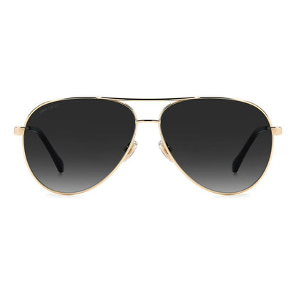 Jimmy Choo Sonnenbrille aus Goldmetall