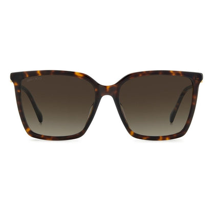 Jimmy Choo Sonnenbrille aus Goldmetall