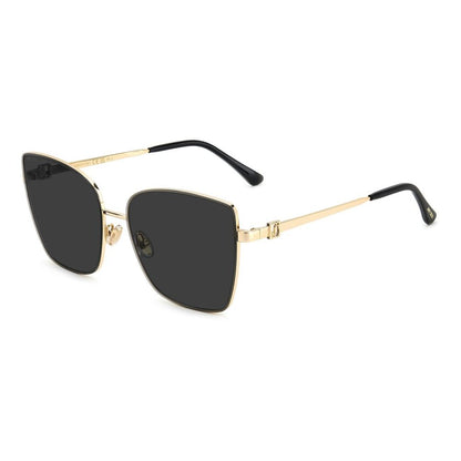 Jimmy Choo Sonnenbrille aus Goldmetall