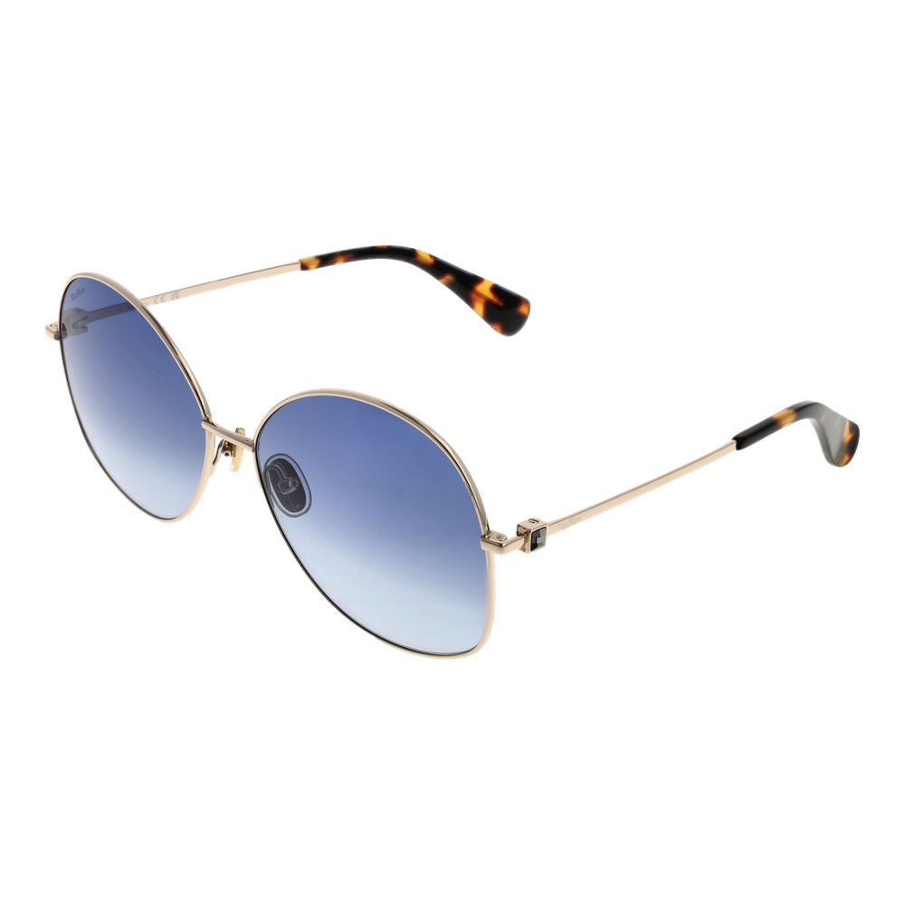 Max Mara Sonnenbrille aus Goldmetall