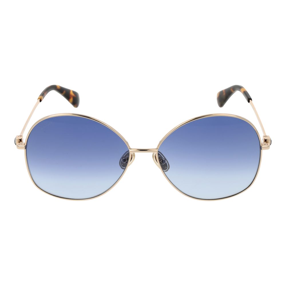 Max Mara Sonnenbrille aus Goldmetall
