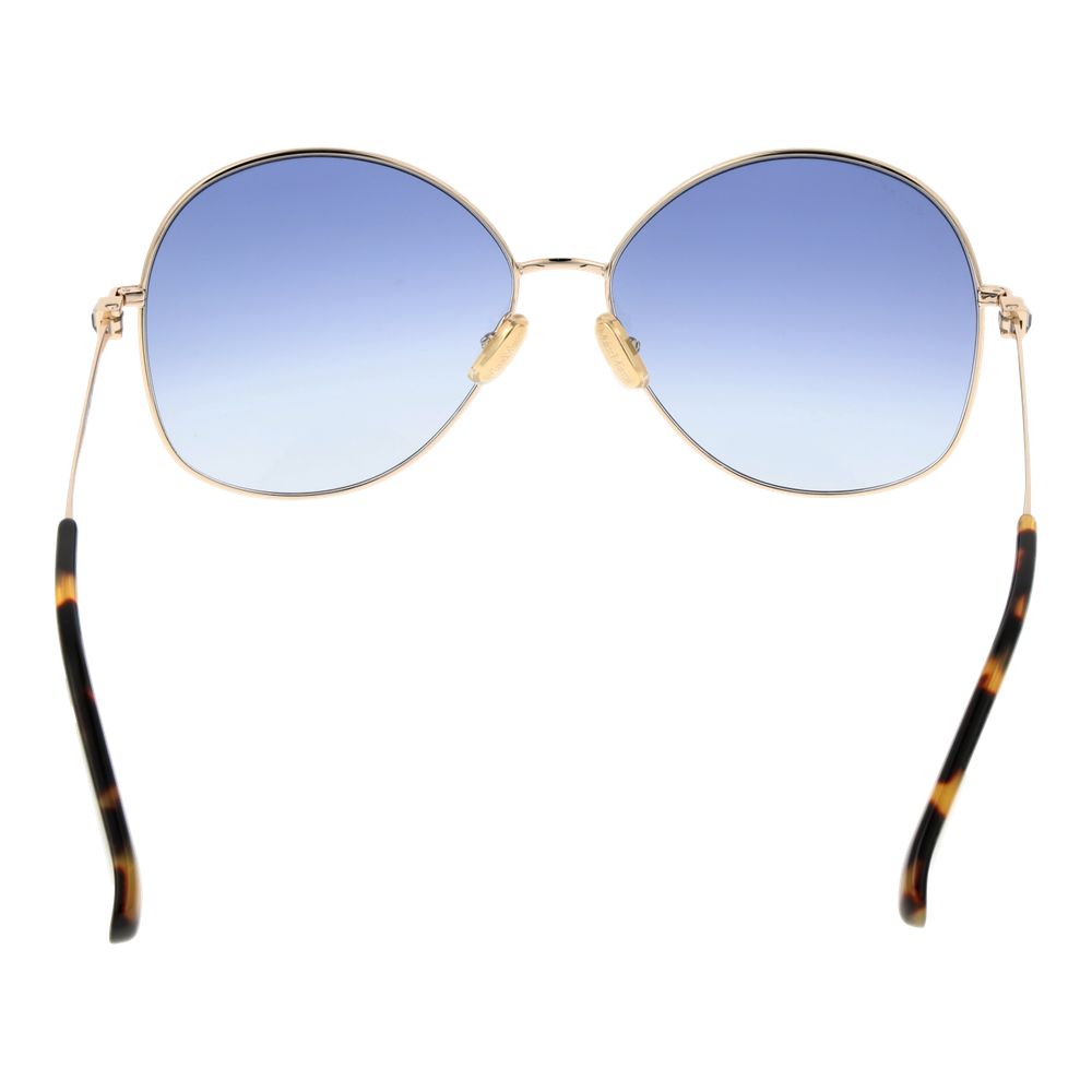 Max Mara Sonnenbrille aus Goldmetall