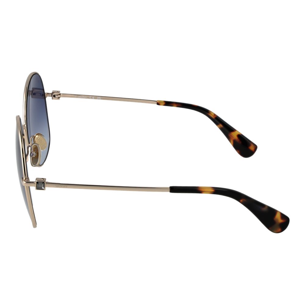 Max Mara Sonnenbrille aus Goldmetall