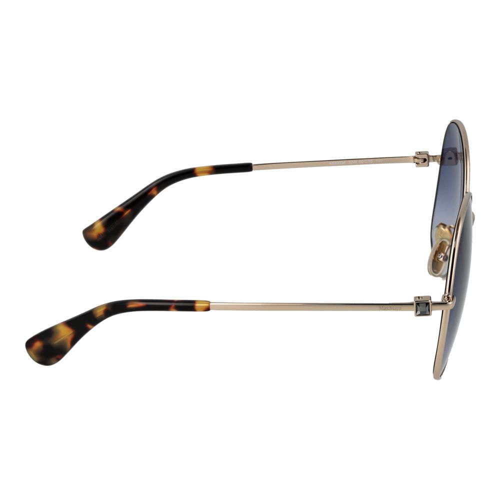 Max Mara Sonnenbrille aus Goldmetall