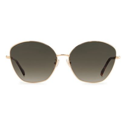Jimmy Choo Sonnenbrille aus Goldmetall