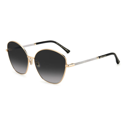 Jimmy Choo Sonnenbrille aus Goldmetall