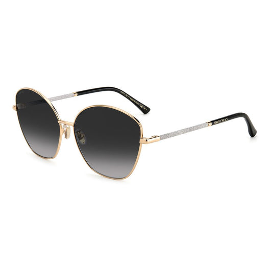 Jimmy Choo Sonnenbrille aus Goldmetall