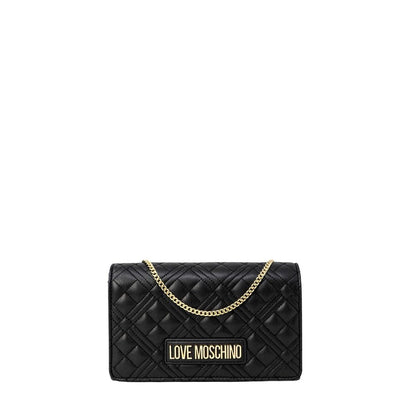 Love Moschino Schwarze Handtasche aus Polyethylen