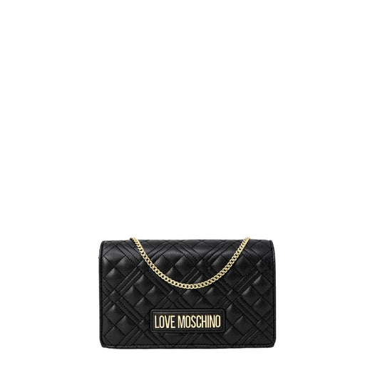 Love Moschino Schwarze Handtasche aus Polyethylen