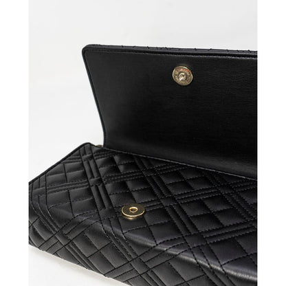 Love Moschino Schwarze Handtasche aus Polyethylen