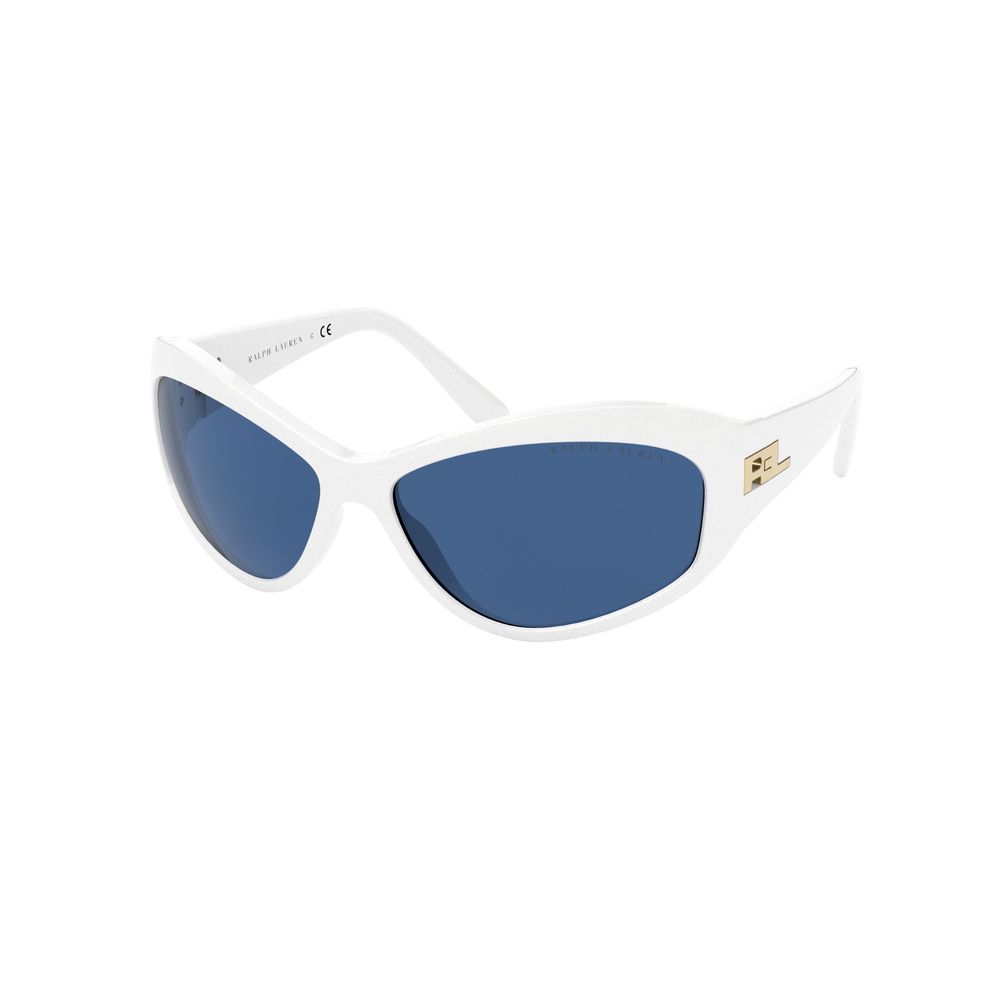 Ralph Lauren Weiße Sonnenbrille aus Harz