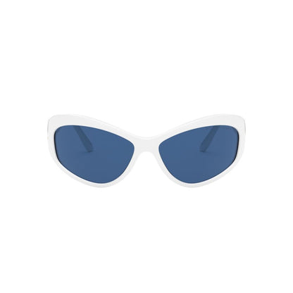 Ralph Lauren Weiße Sonnenbrille aus Harz