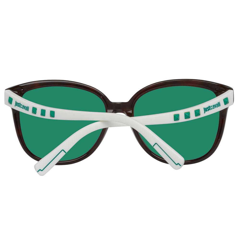 Just Cavalli Braune Sonnenbrille aus Kunststoff