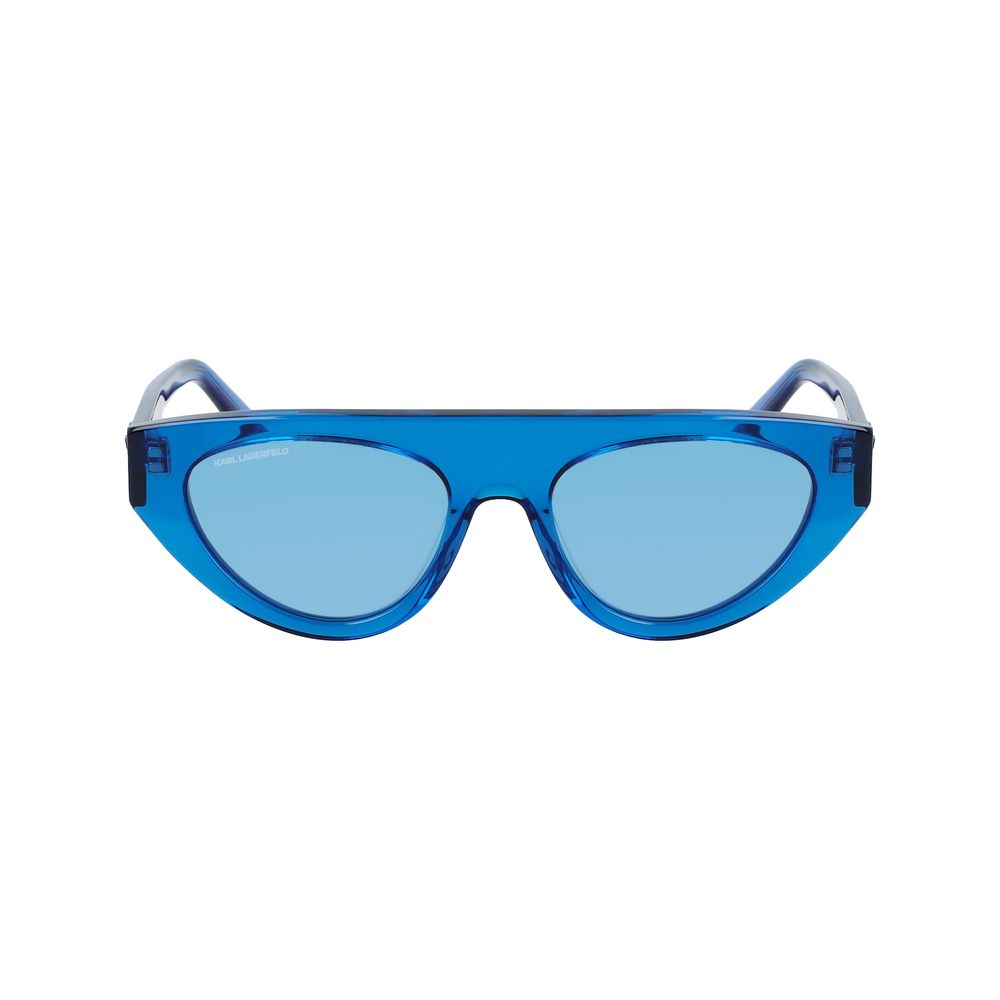 Karl Lagerfeld Blaue Sonnenbrille aus Acetat
