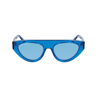 Karl Lagerfeld Blaue Sonnenbrille aus Acetat
