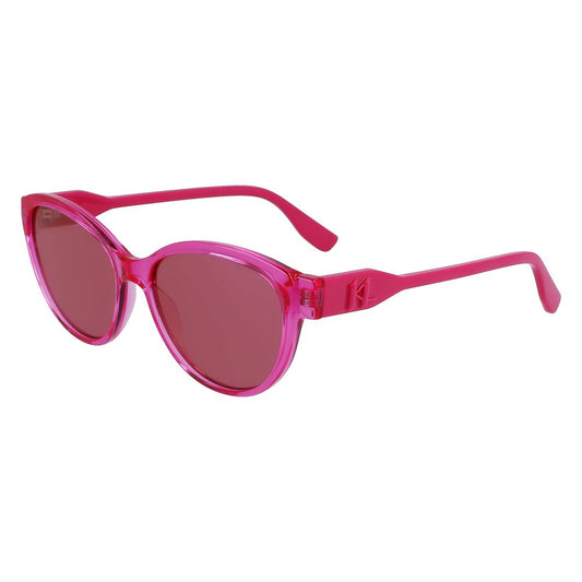 Karl Lagerfeld Lila Sonnenbrille aus injected Material