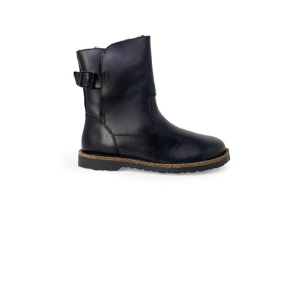Birkenstock Schwarze Leder-Stiefeletten