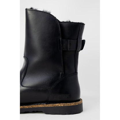 Birkenstock Schwarze Leder-Stiefeletten
