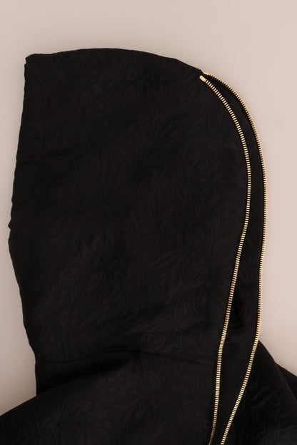 Dolce & Gabbana Schwarzer Märchen-Kristall-Kapuzenpulli