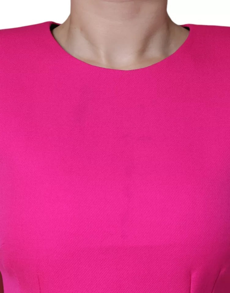Dolce & Gabbana Pink Sleeveless A-Line Bodycon Mini Dress