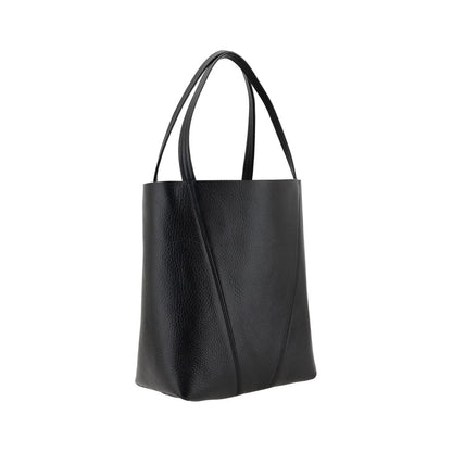 Chloé Schwarze Bos Taurus Kalbsleder Schultertasche