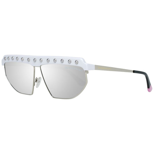 Victoria's Secret Weiße Sonnenbrille aus Metall