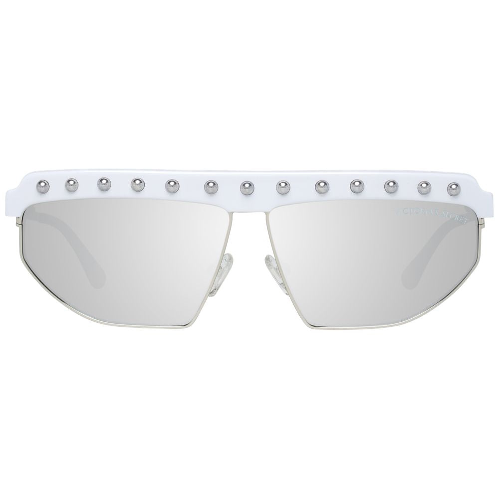 Victoria's Secret Weiße Sonnenbrille aus Metall