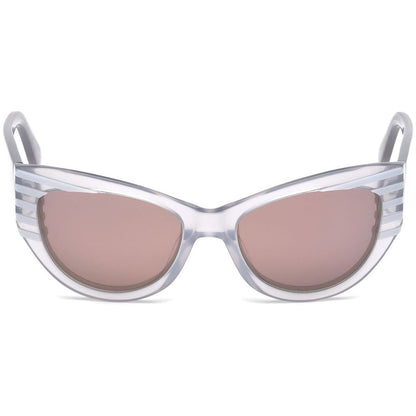 Just Cavalli Graue Sonnenbrille aus Kunststoff