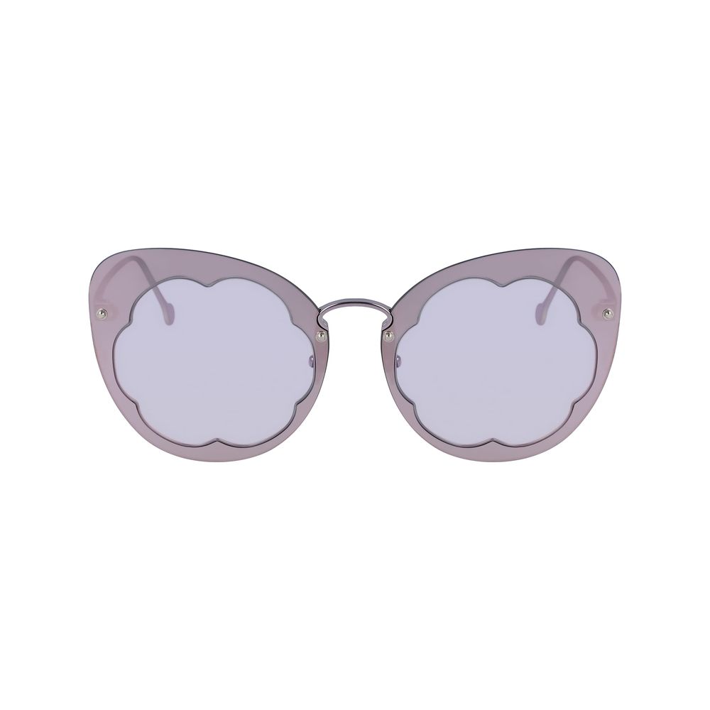 Salvatore Ferragamo Sonnenbrille aus mehrfarbigem Metall