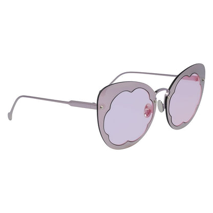 Salvatore Ferragamo Sonnenbrille aus mehrfarbigem Metall