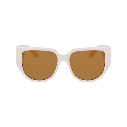 Ferragamo Weiße Bio-Injected-Sonnenbrille