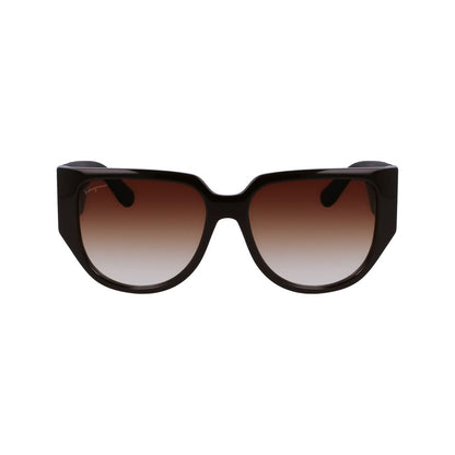 Ferragamo Braun Bio Injected Sonnenbrille