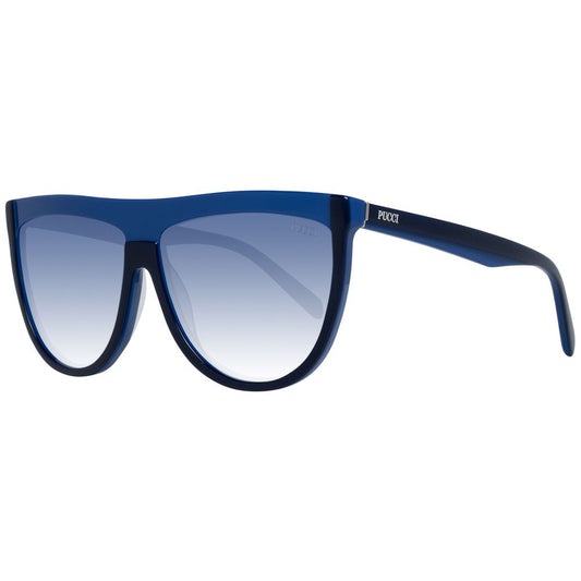 Emilio Pucci Blaue Sonnenbrille aus Kunststoff