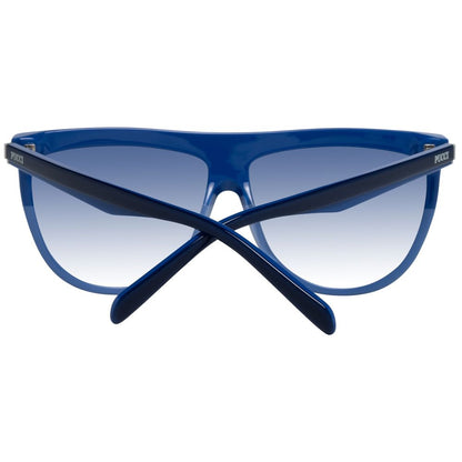 Emilio Pucci Blaue Sonnenbrille aus Kunststoff