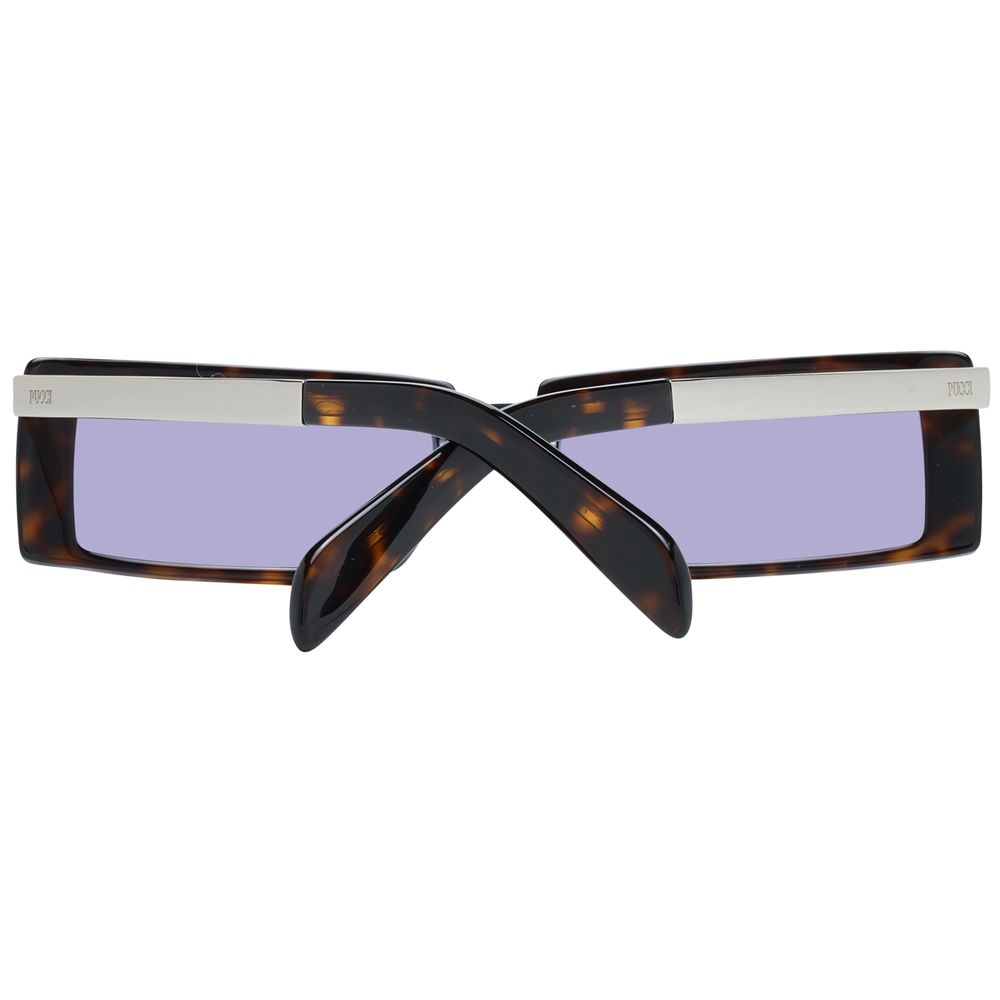 Emilio Pucci Braune Sonnenbrille aus Kunststoff