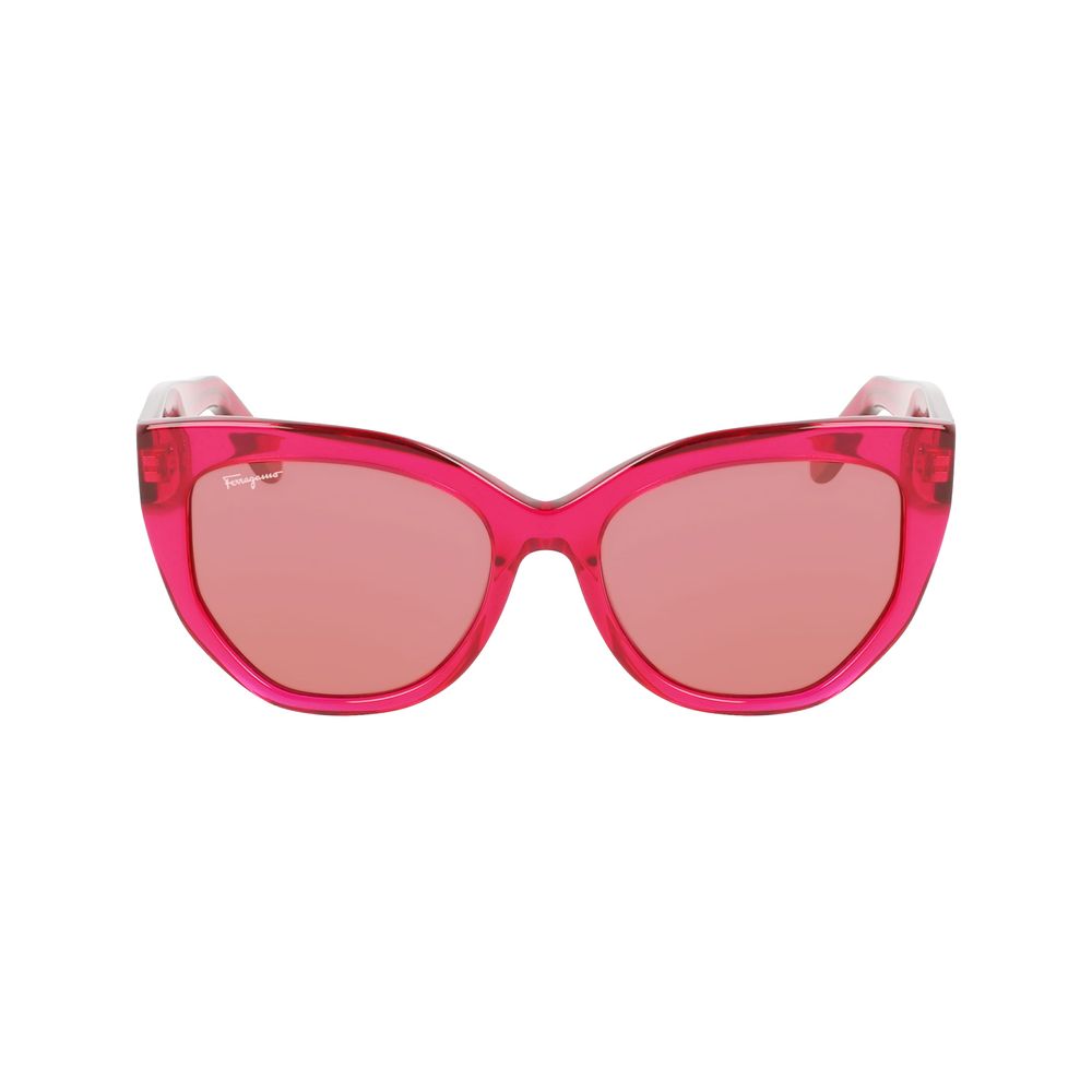 Ferragamo Sonnenbrille aus mehrfarbigem Acetat