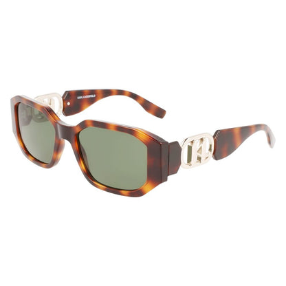 Karl Lagerfeld Braune Spritzguss-Sonnenbrille