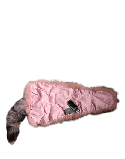 Dolce & Gabbana Foulard, colore rosa, in pelliccia