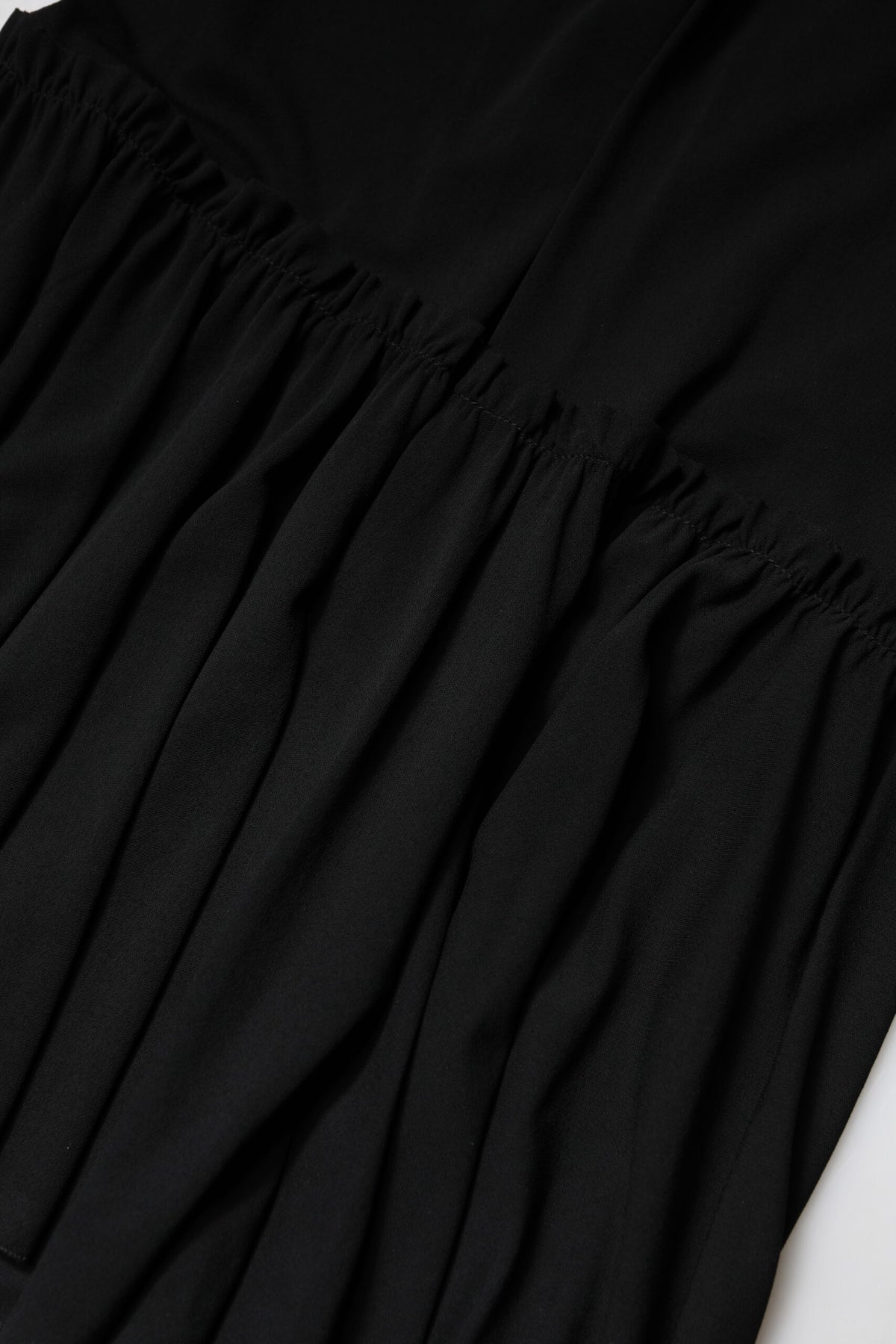 Dolce & Gabbana Gonna midi a vita alta nera in viscosa e fibra elasticizzata