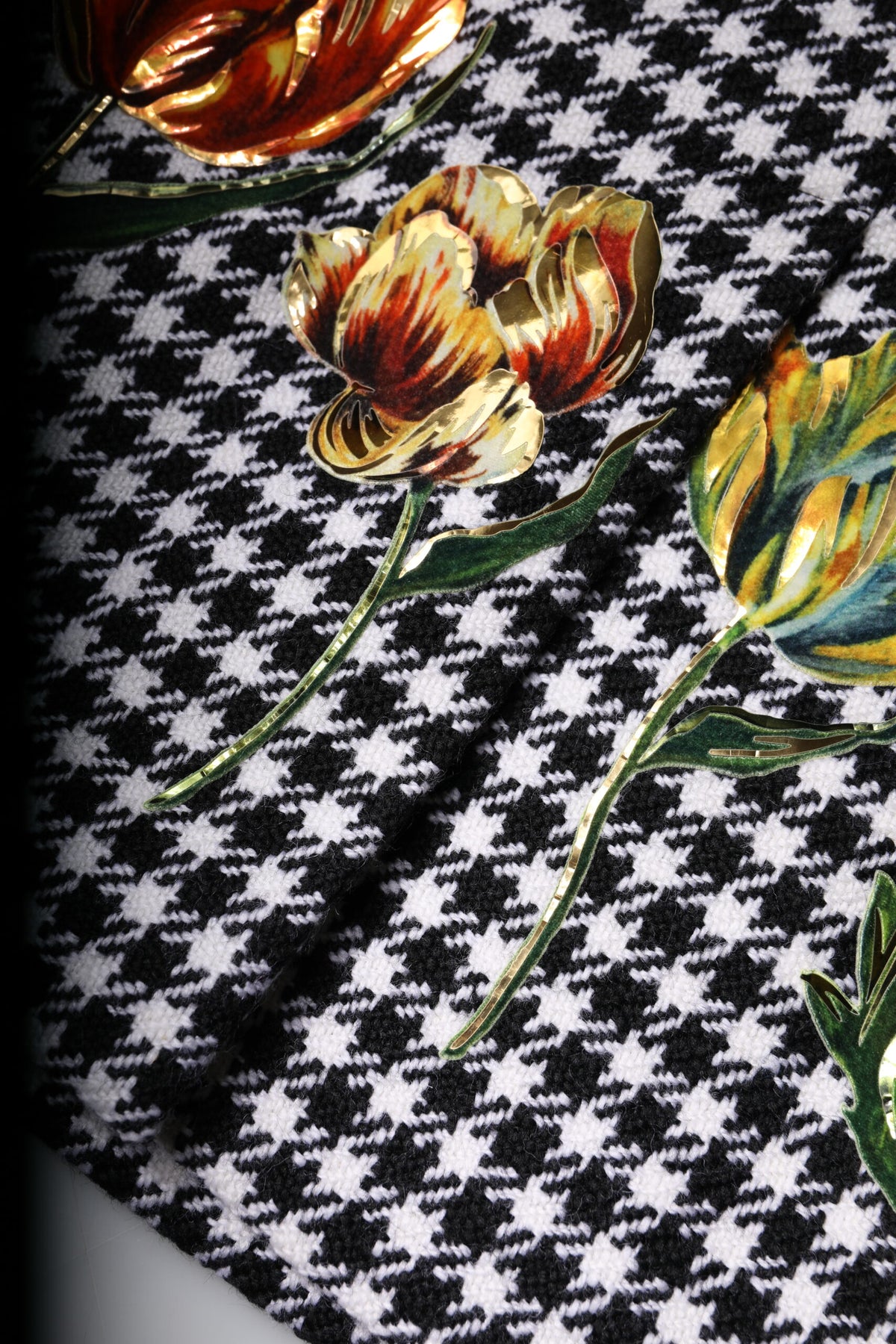 Dolce & Gabbana Mehrfarbiger High-Waist Bleistiftrock mit Blumenprint