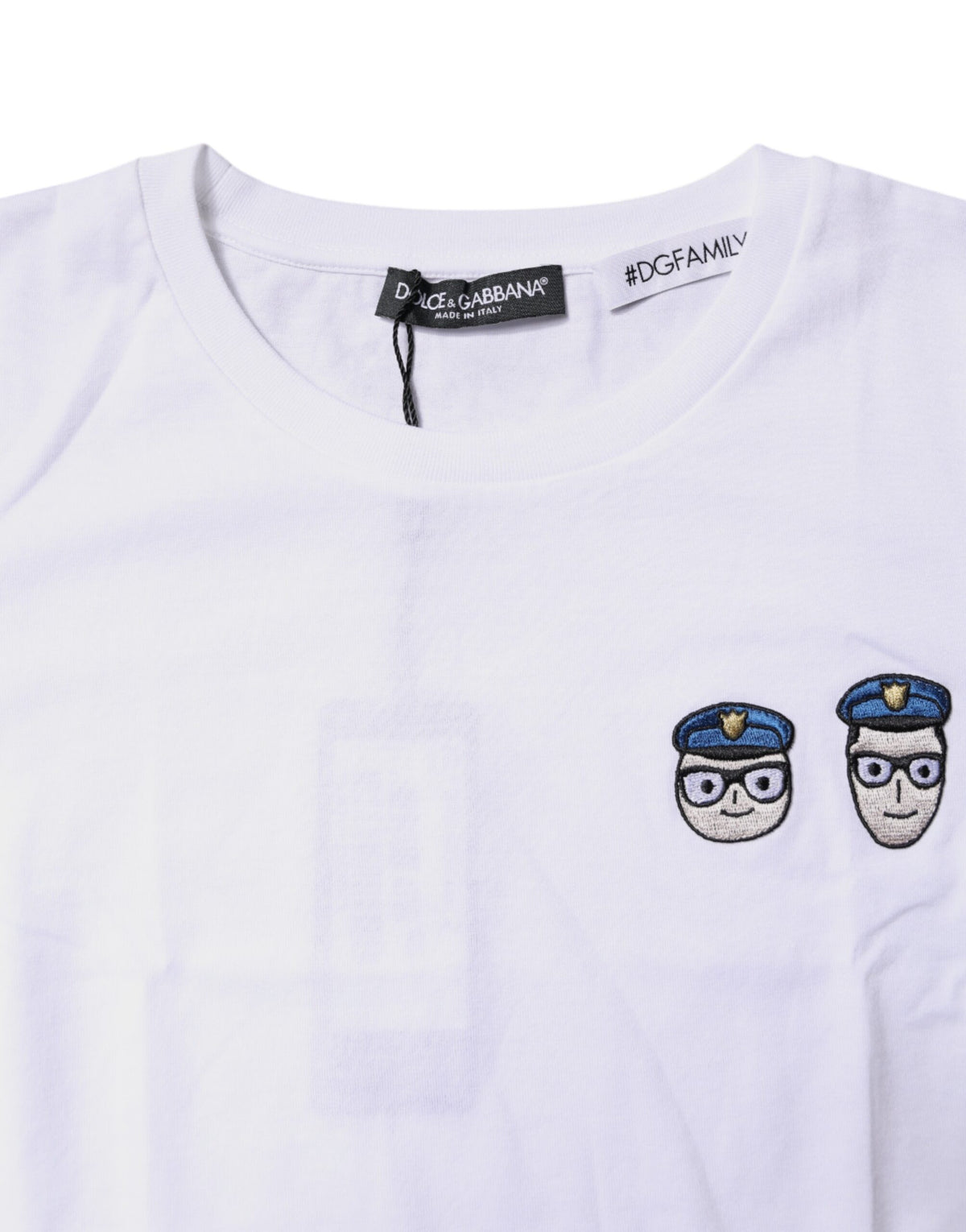 Dolce & Gabbana Weißes #DGFamily Baumwoll-T-Shirt