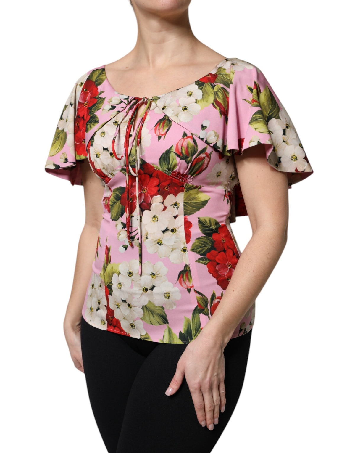 Dolce & Gabbana Pink Silk Shirt